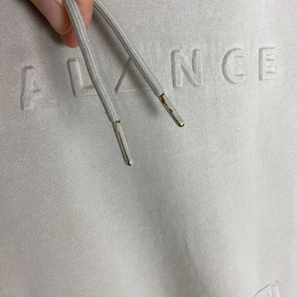 Balance Athletica Mens Verse Hoodie Size Medium Lucid Grey FLAW - Picture 2 of 9